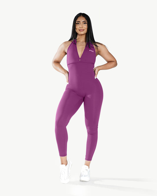 PNX - Swan Backless bodysuit - Purple