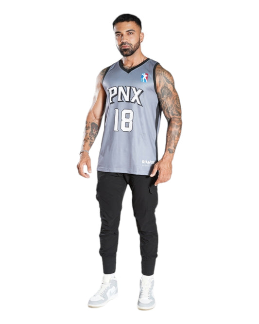 PNX - Baller Singlet - Grey