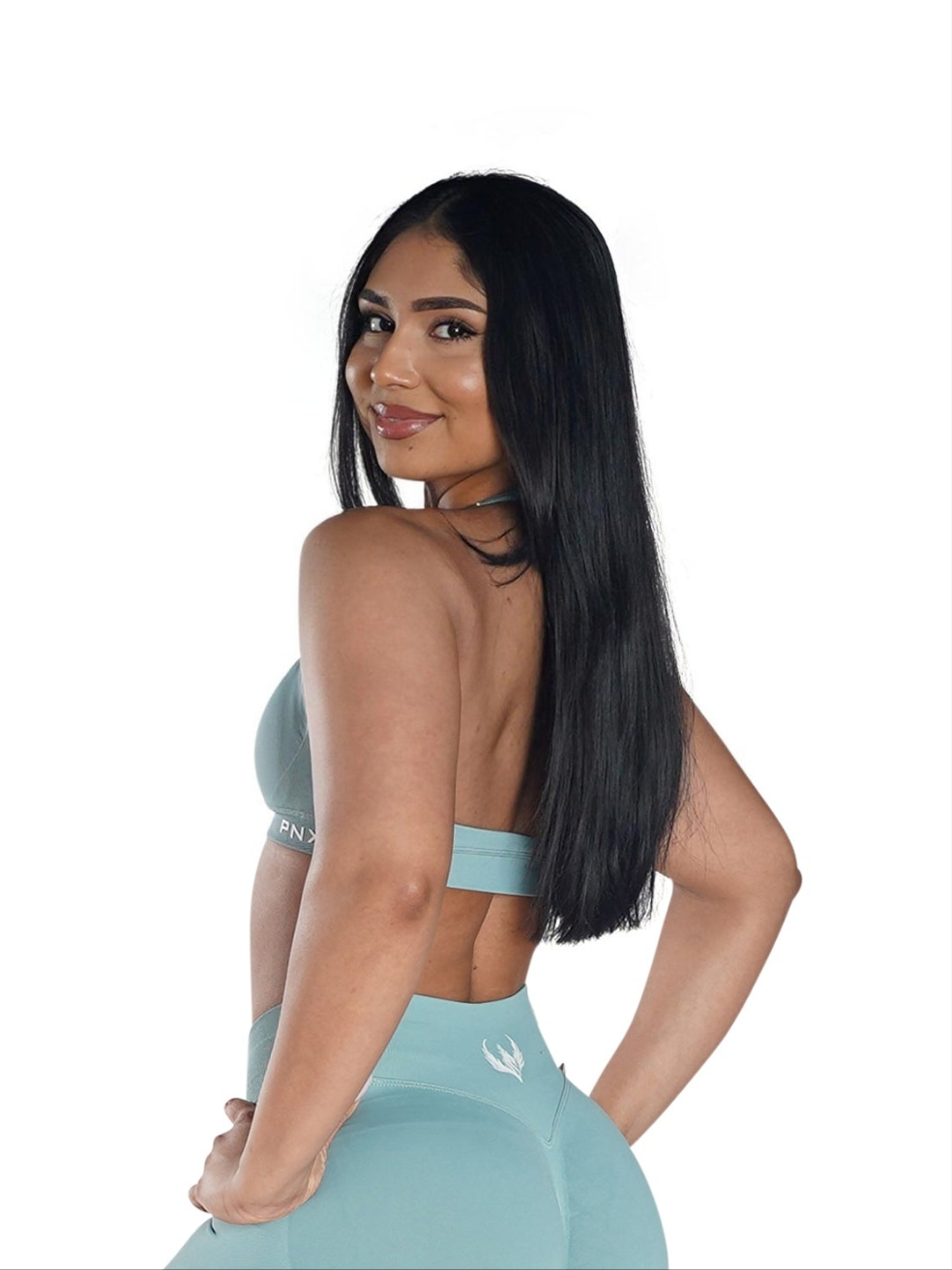 PNX - Nova Halter Neck Sports Bra - Mint Green