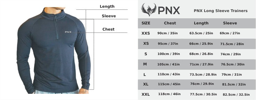 PNX - Long Sleeve Trainers - Black