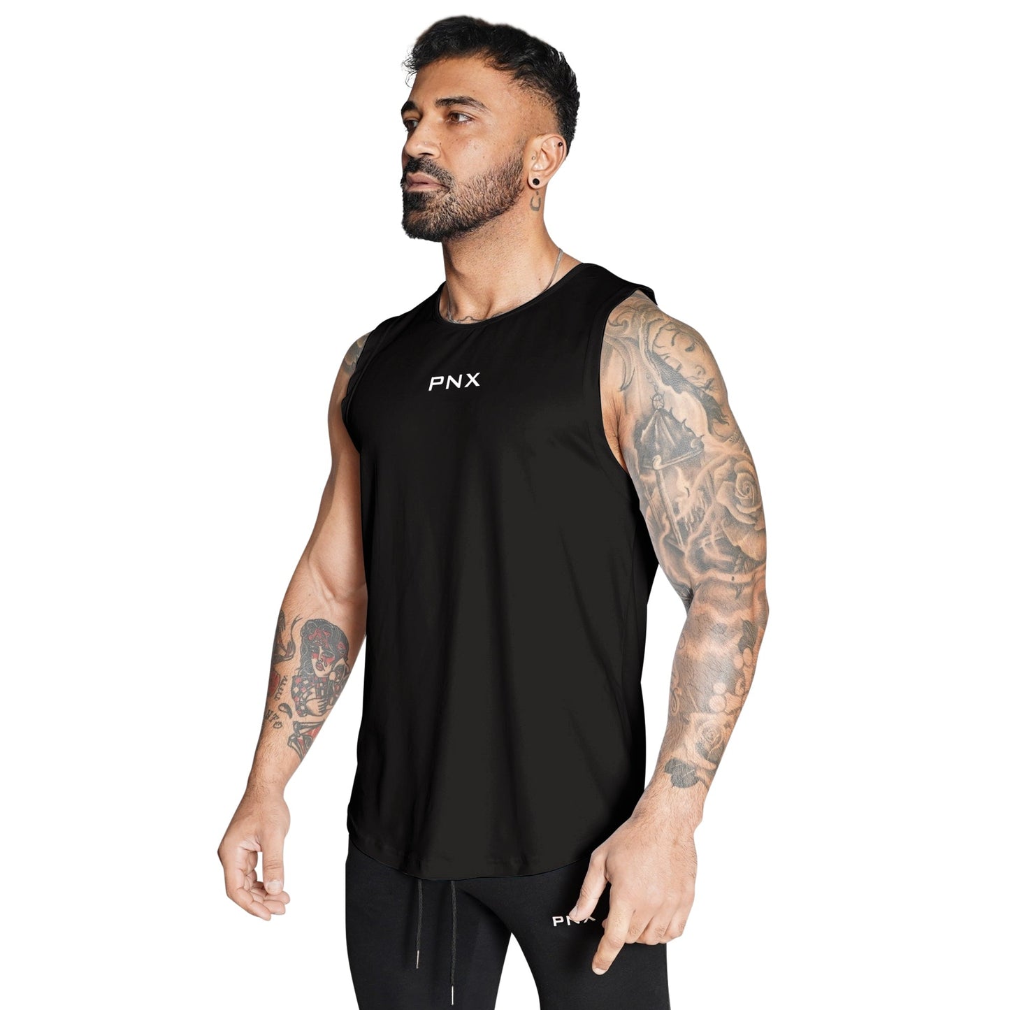 PNX - NXT-GEN Legend Tank Top - Black with White