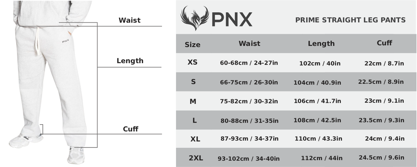 PNX - Prime Straight Leg Pants - Light Grey