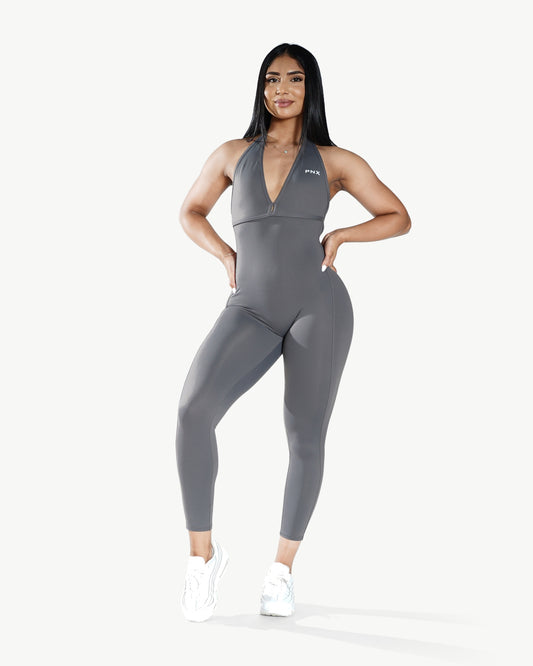 PNX - Swan Backless bodysuit - Grey