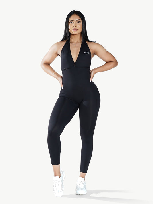 PNX - Swan Backless bodysuit - Black