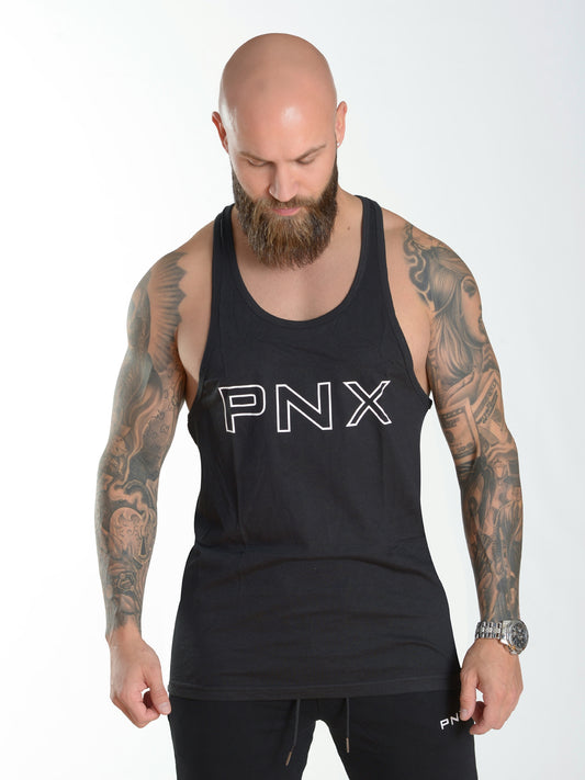 PNX - Stringer Singlet - Black