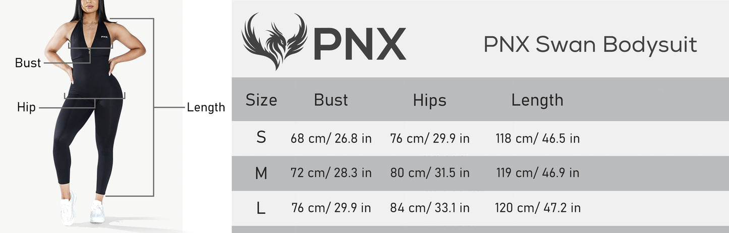 PNX - Swan Backless bodysuit - Grey