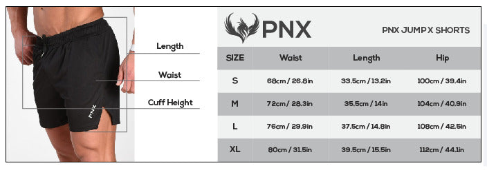 PNX - Jump X Shorts - Black