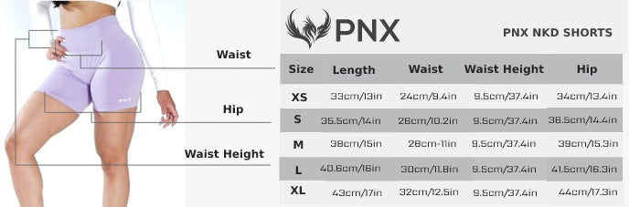 PNX - NKD Shorts - Lilac