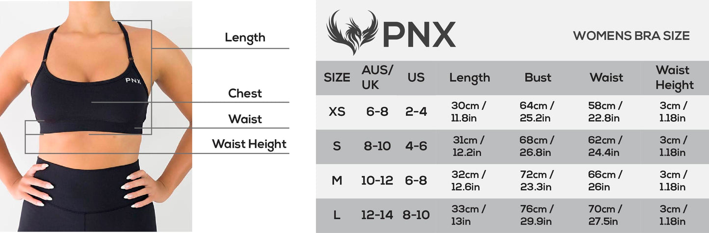 PNX - Josie Bra - Gun Metal Blue