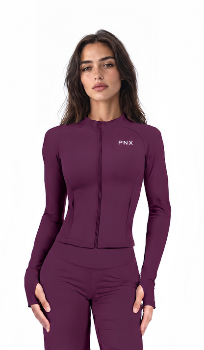 PNX - Josie Contour Jacket - Dark Purple