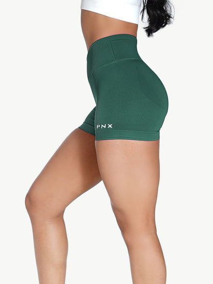 Aida Cross Over Scrunch Shorts - Green