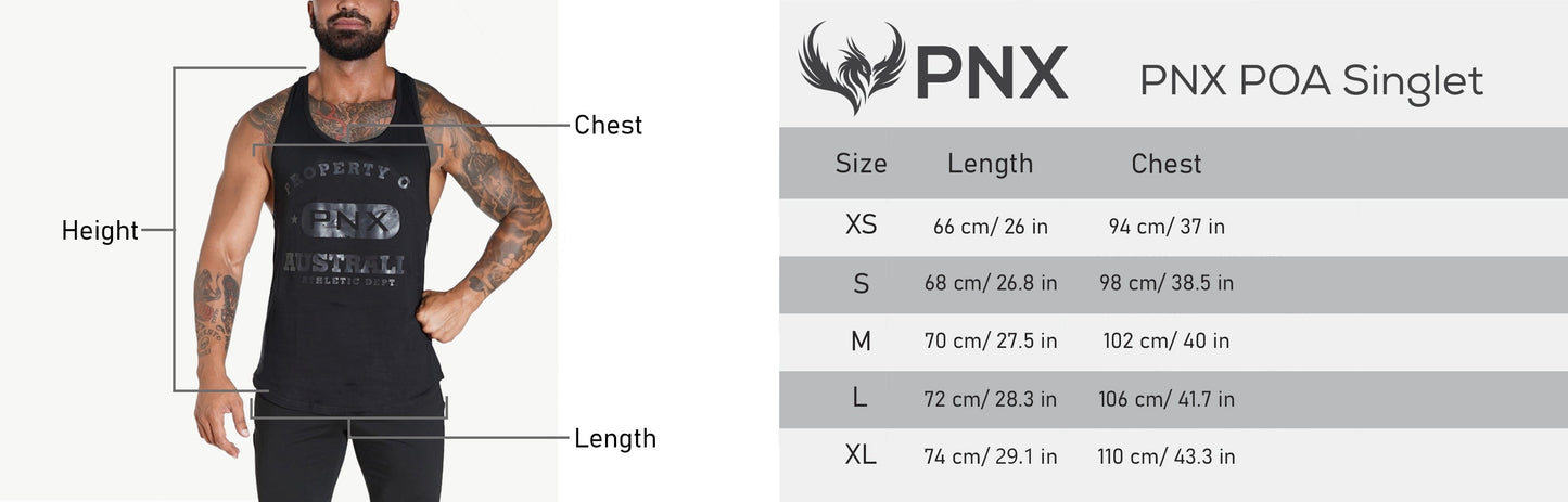PNX - P.O.A Singlet - White