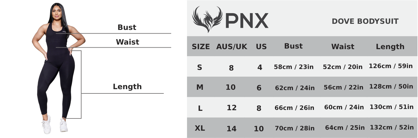 PNX - Dove Bodysuit - Black