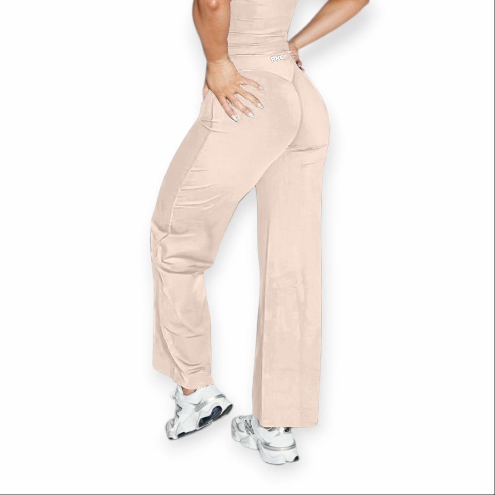 PNX - Josie Straight Leg Leggings - Milk Apricot - Dropping October 15 - Pre Oder Now
