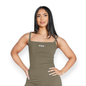 PNX - Josie Singlet - Olive Green