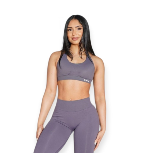 PNX - Nova Halter Neck Sports Bra - Truffle