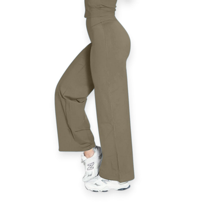 PNX - Josie Straight Leg Leggings - Olive Green - Dropping October 15 - Pre Oder Now