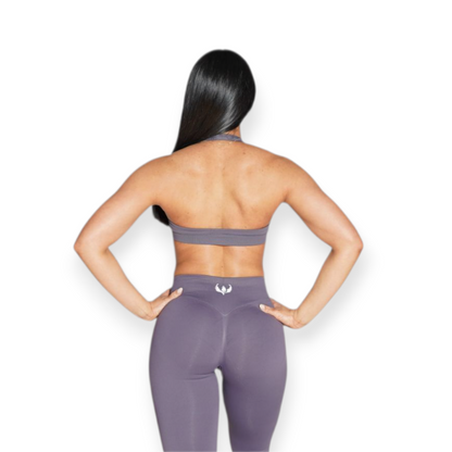 PNX - Nova Halter Neck Sports Bra - Truffle