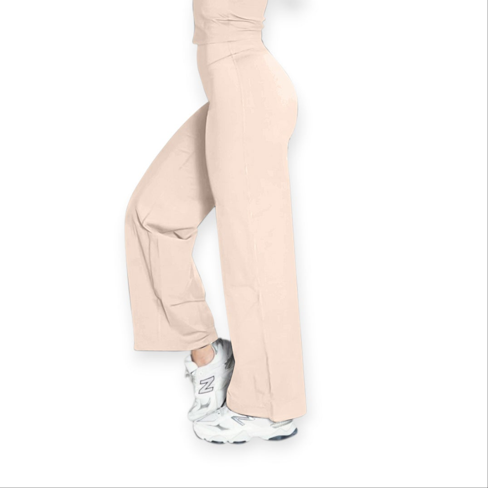 PNX - Josie Straight Leg Leggings - Milk Apricot - Dropping October 15 - Pre Oder Now