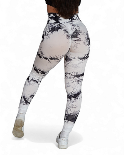 Clearance PNX - Aida TD Leggings  - White/Black