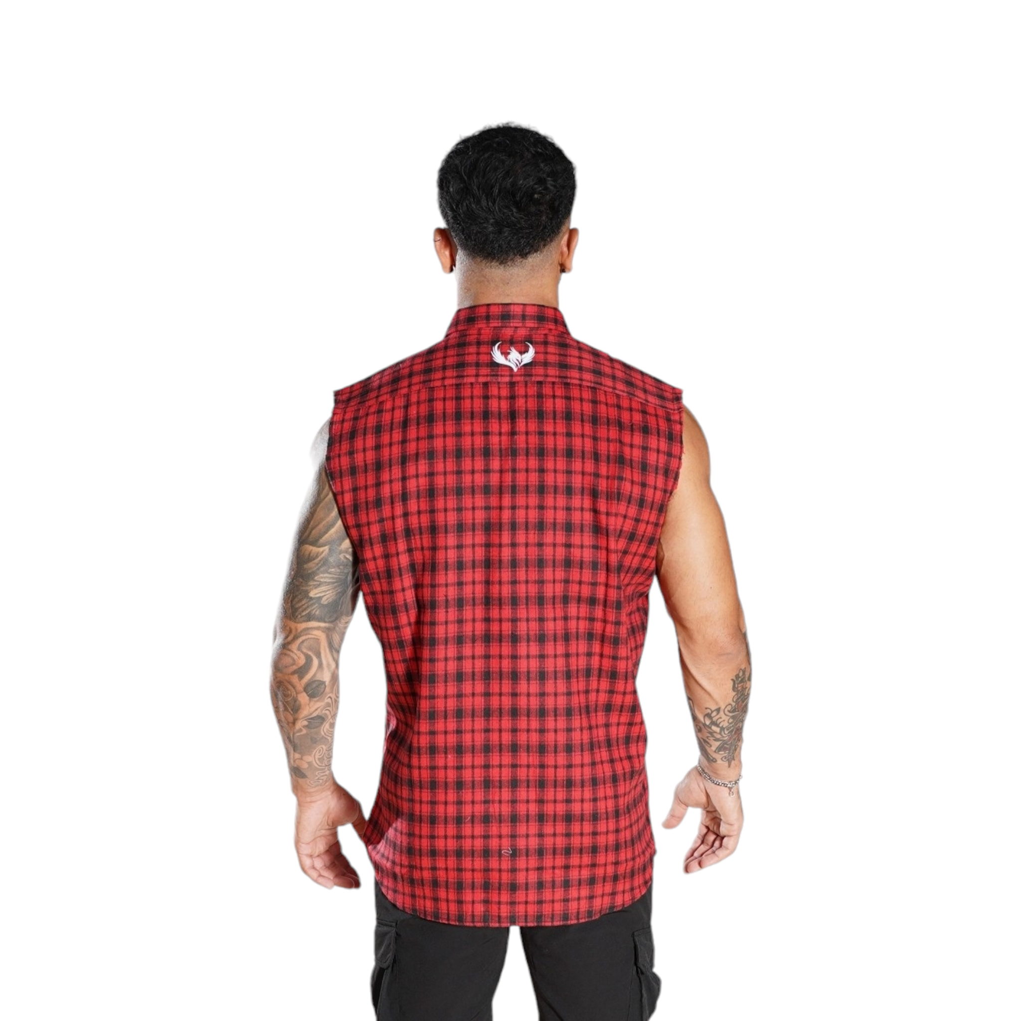 PNX - Sleeveless Flannel - Red