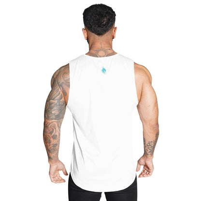 PNX - NXT-GEN Legend Tank Top - White with Aqua