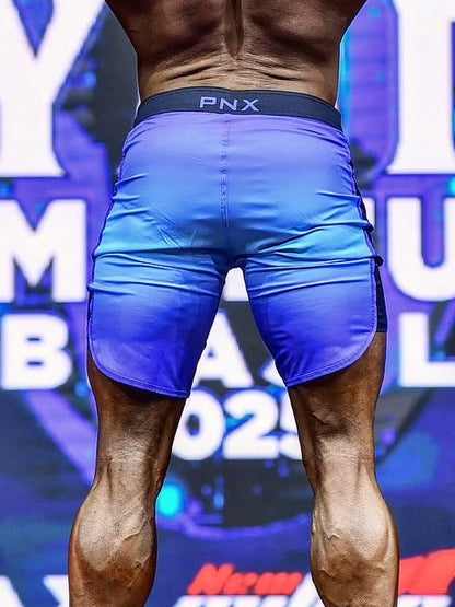 PNX - Mens Pro Beach Shorts 17 inches - Rise - Faded Blue and black