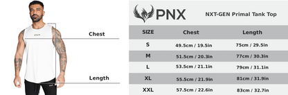 PNX - NXT-GEN Legend Tank Top - Black with Blue