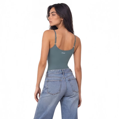 PNX - LushFit Bodysuit - Grey Blue Mix