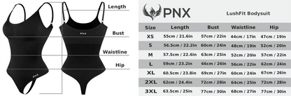 PNX - LushFit Bodysuit - Black