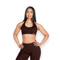 PNX - Nova Halter Neck Sports Bra - Brown