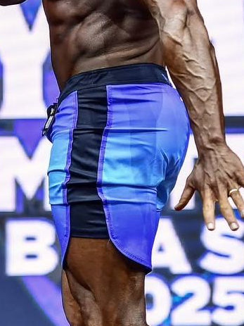 PNX - Mens Pro Beach Shorts 17 inches - Rise - Faded Blue and black