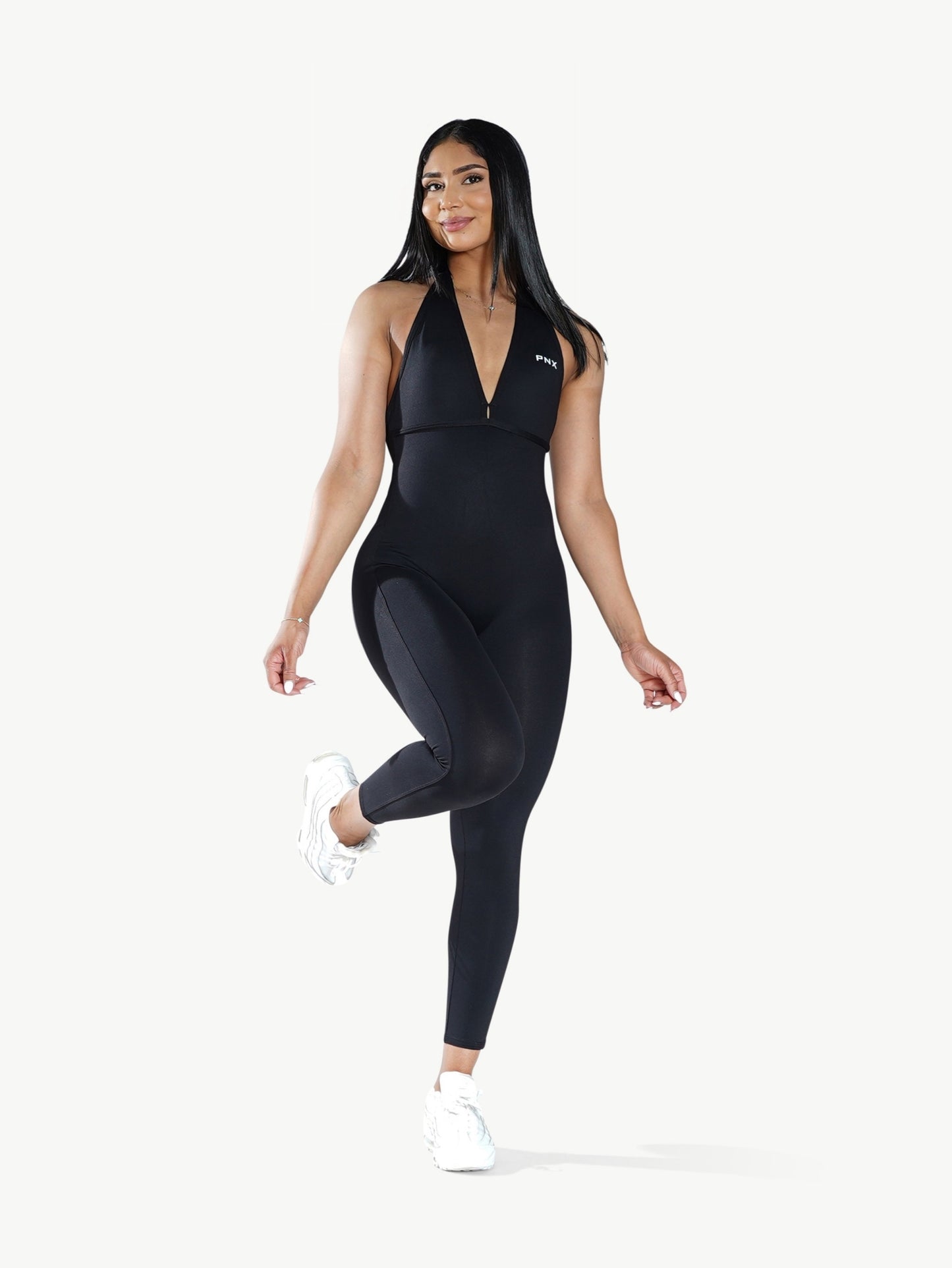 PNX - Swan Backless bodysuit - Black