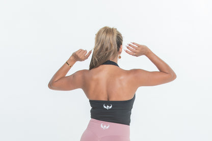 PNX - Halter Neck Singlet - Black