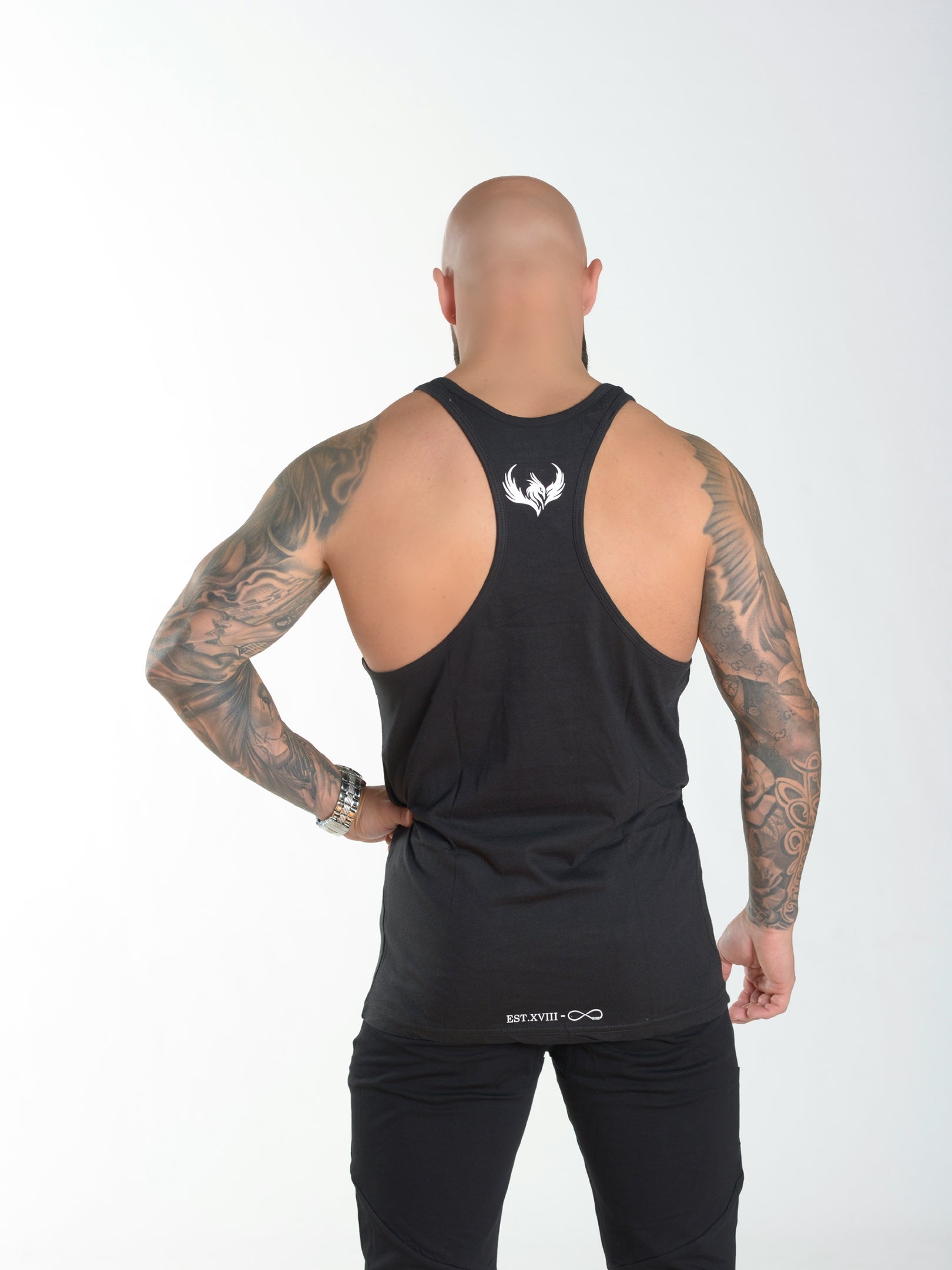 Clearance PNX - Stringer Singlet - Black