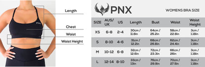 PNX - Josie Bra - Gun Metal Blue