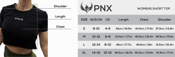 Clearance PNX - Sage Crop top - White